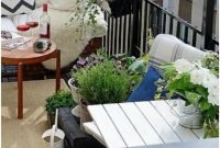 Fascinating Small Balcony Ideas With Relax Seating Area 21