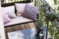 Fascinating Small Balcony Ideas With Relax Seating Area 26