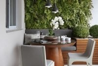 Fascinating Small Balcony Ideas With Relax Seating Area 27