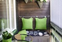 Fascinating Small Balcony Ideas With Relax Seating Area 34