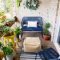 Fascinating Small Balcony Ideas With Relax Seating Area 35