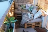 Fascinating Small Balcony Ideas With Relax Seating Area 45