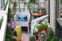 Fascinating Small Balcony Ideas With Relax Seating Area 46