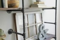 Innovative DIY Industrial Pipe Shelves You Can Make At Home 07