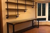 Innovative DIY Industrial Pipe Shelves You Can Make At Home 09