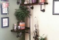 Innovative DIY Industrial Pipe Shelves You Can Make At Home 28