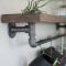 Innovative DIY Industrial Pipe Shelves You Can Make At Home 34