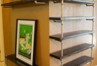 Innovative DIY Industrial Pipe Shelves You Can Make At Home 36