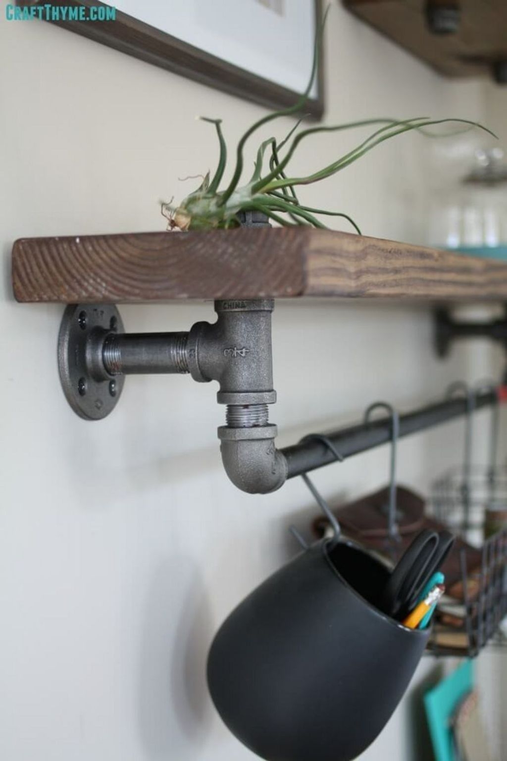Innovative DIY Industrial Pipe Shelves You Can Make At Home 38