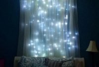 Pretty DIY Fairy Light Ideas For Minimalist Bedroom Decoration 30