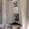 Pretty DIY Fairy Light Ideas For Minimalist Bedroom Decoration 45