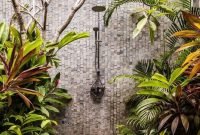 Spectacular Outdoor Bathroom Design Ideas That Feel Like A Vacation 23