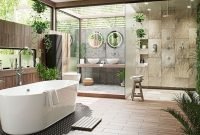 Spectacular Outdoor Bathroom Design Ideas That Feel Like A Vacation 50