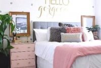 Stunning Teenage Bedroom Decoration Ideas With Big Bed 04
