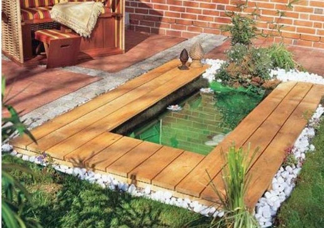 Adorable Fish Ponds Inspirations For Your Home 09
