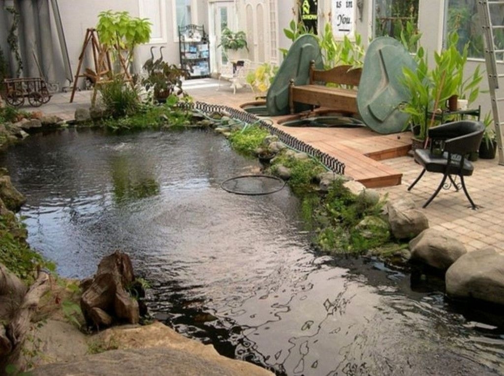 Adorable Fish Ponds Inspirations For Your Home 31