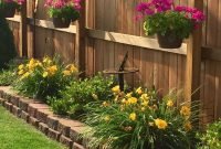 Beautiful Garden Fence Decorating Ideas To Follow 12