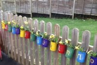 Beautiful Garden Fence Decorating Ideas To Follow 50