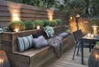 Comfy Spring Backyard Ideas With A Seating Area That Make You Feel Relax 08