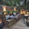 Comfy Spring Backyard Ideas With A Seating Area That Make You Feel Relax 08