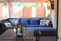 Comfy Spring Backyard Ideas With A Seating Area That Make You Feel Relax 13