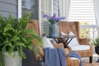 Comfy Spring Backyard Ideas With A Seating Area That Make You Feel Relax 19