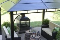 Comfy Spring Backyard Ideas With A Seating Area That Make You Feel Relax 21