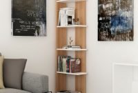 Creative Floating Corner Shelves For Living Room Organization Ideas 03