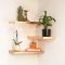Creative Floating Corner Shelves For Living Room Organization Ideas 07