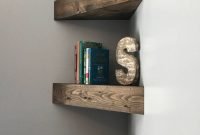 Creative Floating Corner Shelves For Living Room Organization Ideas 08