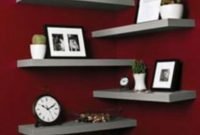 Creative Floating Corner Shelves For Living Room Organization Ideas 39