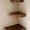 Creative Floating Corner Shelves For Living Room Organization Ideas 40