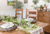 Easy And Natural Spring Tablescape To Home Decor Ideas 29