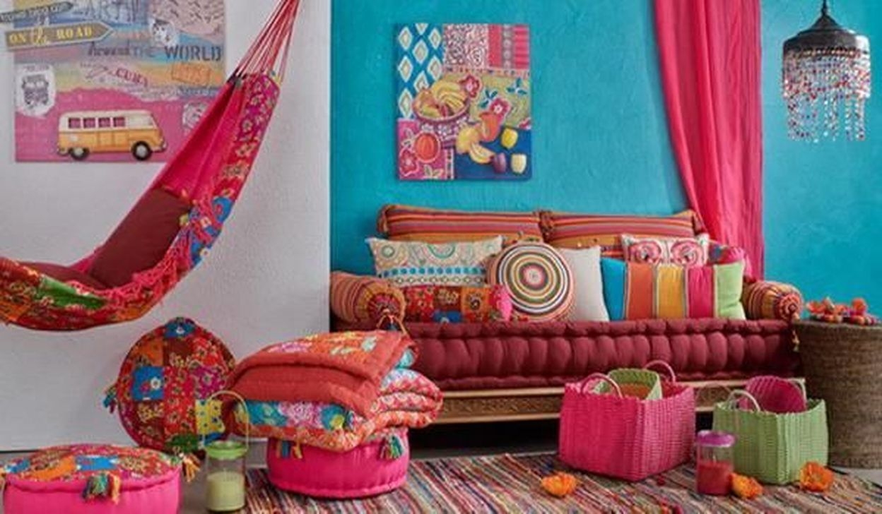 Gorgeous Colorful Bohemian Spring Porch Update For Your Inspire 01