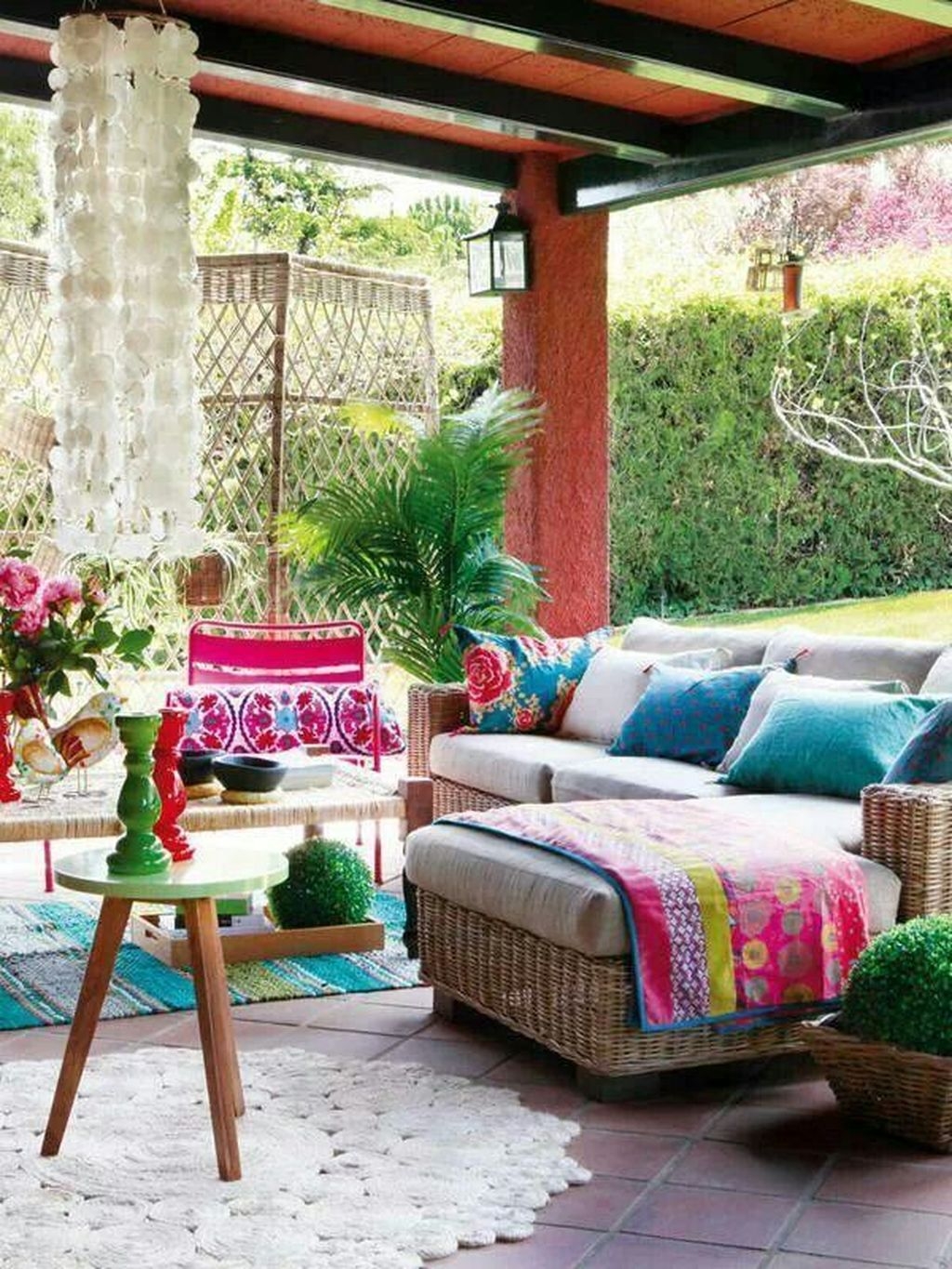 Gorgeous Colorful Bohemian Spring Porch Update For Your Inspire 07