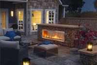 Marvelous Backyard Fireplace Ideas To Beautify Your Outdoor Decor 03