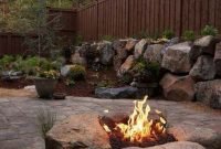 Marvelous Backyard Fireplace Ideas To Beautify Your Outdoor Decor 12