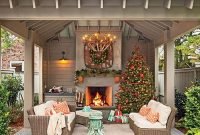 Marvelous Backyard Fireplace Ideas To Beautify Your Outdoor Decor 24