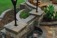 Marvelous Backyard Fireplace Ideas To Beautify Your Outdoor Decor 26