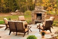 Marvelous Backyard Fireplace Ideas To Beautify Your Outdoor Decor 30