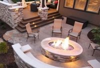 Marvelous Backyard Fireplace Ideas To Beautify Your Outdoor Decor 36