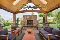 Marvelous Backyard Fireplace Ideas To Beautify Your Outdoor Decor 37