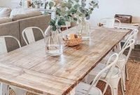 Rustic Farmhouse Table Ideas To Use In The Decor 33