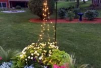 Stunning Spring Flower Garden Ideas With Perfect Lighting To Increase Your Design 43