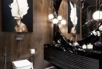 Unordinary Bathroom Design Ideas With Stunning Wood Shades 02