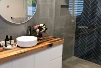 Unordinary Bathroom Design Ideas With Stunning Wood Shades 08