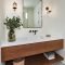 Unordinary Bathroom Design Ideas With Stunning Wood Shades 26