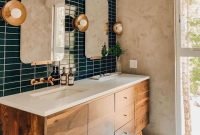 Unordinary Bathroom Design Ideas With Stunning Wood Shades 28