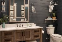 Unordinary Bathroom Design Ideas With Stunning Wood Shades 31