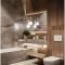 Unordinary Bathroom Design Ideas With Stunning Wood Shades 32